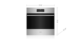Wolf 24" E Series Transitional Built-In Single Oven - Stainless (SO24TESTH)
