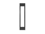 BERTAZZONI  Front Panel for 18" Built-In Wine Columns (1 panel) - REF18WCPRL/23, REF18WCPRR/23, REF18WCBPLV, REF18WCBPRV - Carbonio (SP18WCC)