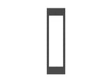BERTAZZONI  Front Panel for 24" Built-In Wine Columns (1 panel) - REF24WCPRL/23, REF24WCPRR/23, REF24WCBPNV - Carbonio (SP24WCC)