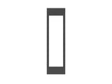 BERTAZZONI  Front Panel for 24" Built-In Wine Columns (1 panel) - REF24WCPRL/23, REF24WCPRR/23, REF24WCBPNV - Carbonio (SP24WCC)