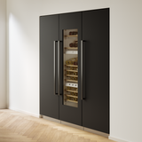 BERTAZZONI  Front Panel for 36" Built-In Refrigerator Columns (1 panel) - REF36RCPRL/23, REF36RCPRR/23 - Carbonio (SP36CC)