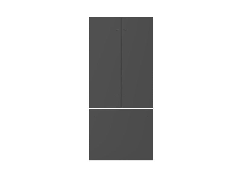 BERTAZZONI  Front Panel Kit  for 36” FRENCH DOOR Refrigerator REF36FDBZPNV/24  Contains 3 Panels - Carbonio (SP36FDCV)