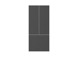 BERTAZZONI  Front Panel Kit  for 36” FRENCH DOOR Refrigerator REF36FDBZPNV/24  Contains 3 Panels - Carbonio (SP36FDCV)