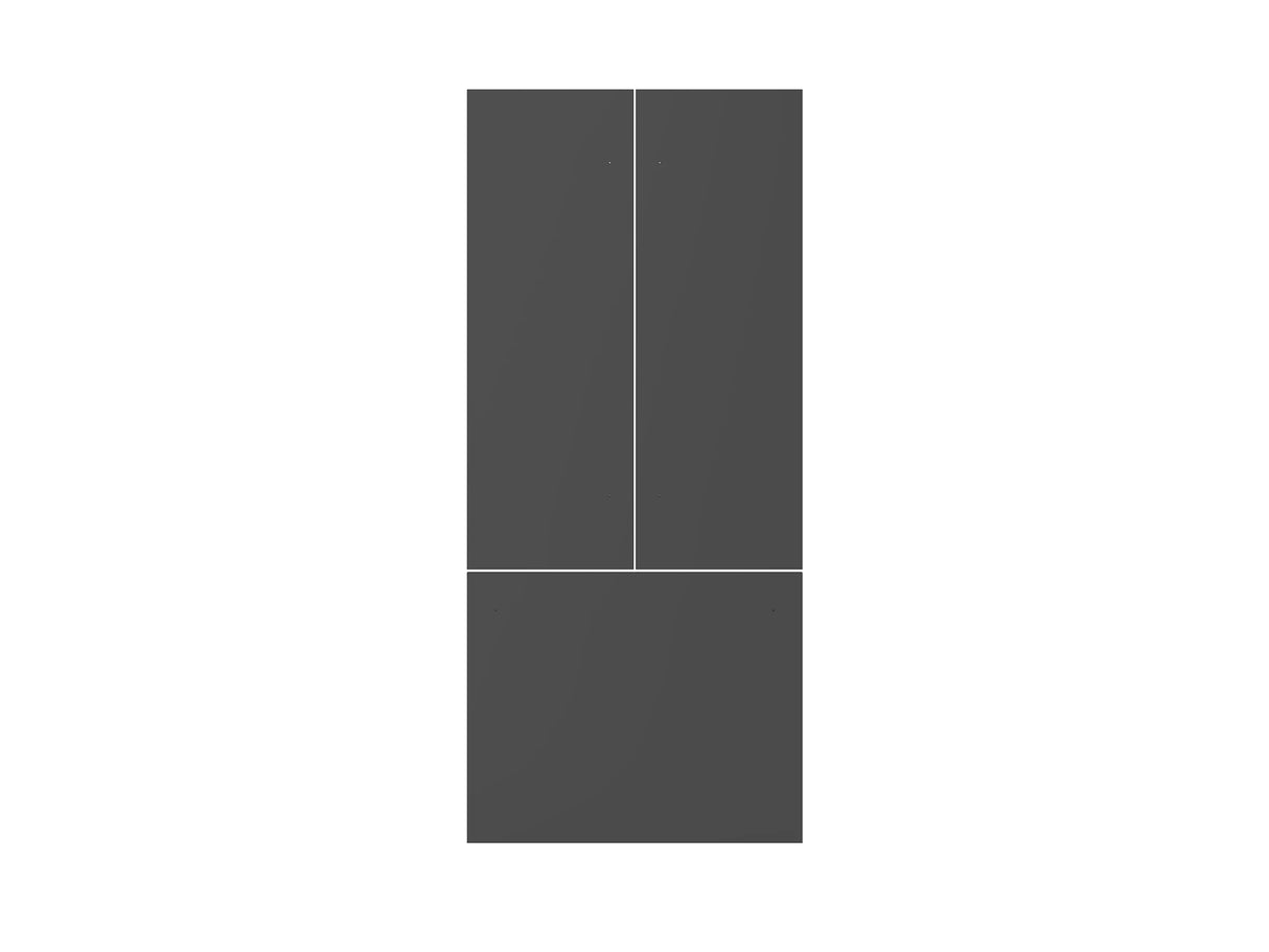 BERTAZZONI  Front Panel Kit  for 36” FRENCH DOOR Refrigerator REF36FDBZPNV/24  Contains 3 Panels - Carbonio (SP36FDCV)
