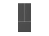 BERTAZZONI  Front Panel Kit  for 36” FRENCH DOOR Refrigerator REF36FDBZPNV/24  Contains 3 Panels - Carbonio (SP36FDCV)