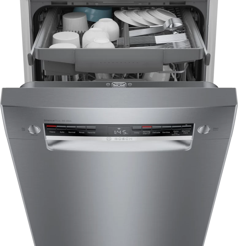 BOSCH 300 Series Dishwasher  17 3/4''  SPE53C55UC - Stainless Steel Anti-fingerprint (SPE53C55UC)