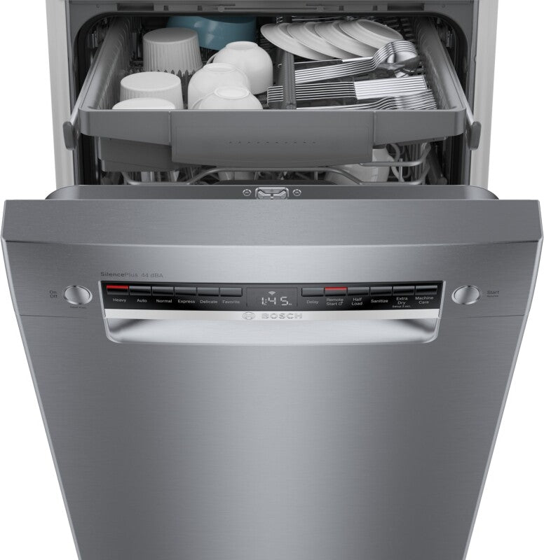 BOSCH 800 Series Dishwasher 17 3/4'' - Stainless Steel Anti-fingerprint (SPE68B55UC)