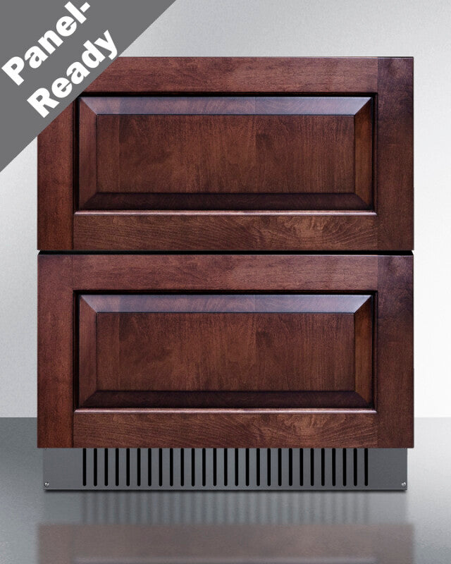 SUMMIT 27" Wide 2-Drawer All-Refrigerator, ADA Compliant (Panels Not Included) - Other (SPR275OS2DPNRADA)