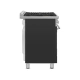SMEG  Range with Gas Hob 36" Aesthetic - Anthracite (SPR36UGGAN)