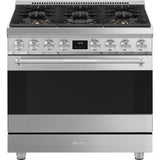 Smeg  Range Mixed - Stainless steel (SPR36UGMX)