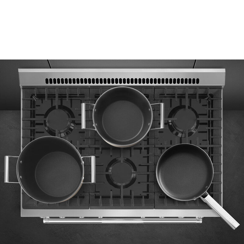 SMEG  Range Mixed - Stainless Steel (SPR36UGMX)