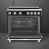 Smeg  Range - Matt Black (SPR36UIMAN)