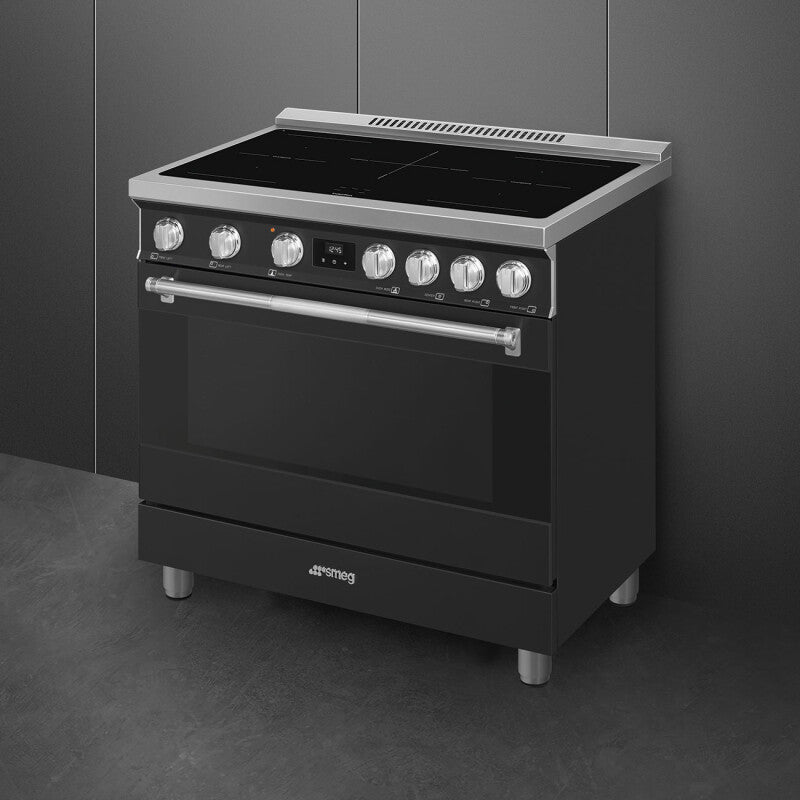 SMEG  Range - Matt Black (SPR36UIMAN)