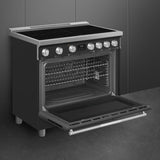 SMEG  Range - Matt Black (SPR36UIMAN)