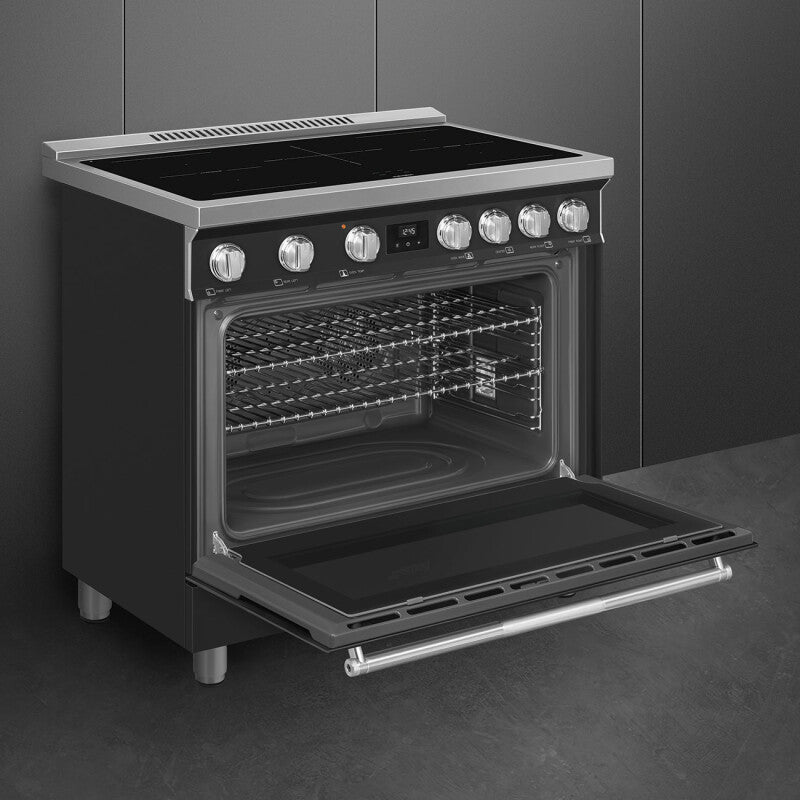 Smeg  Range - Matt Black (SPR36UIMAN)