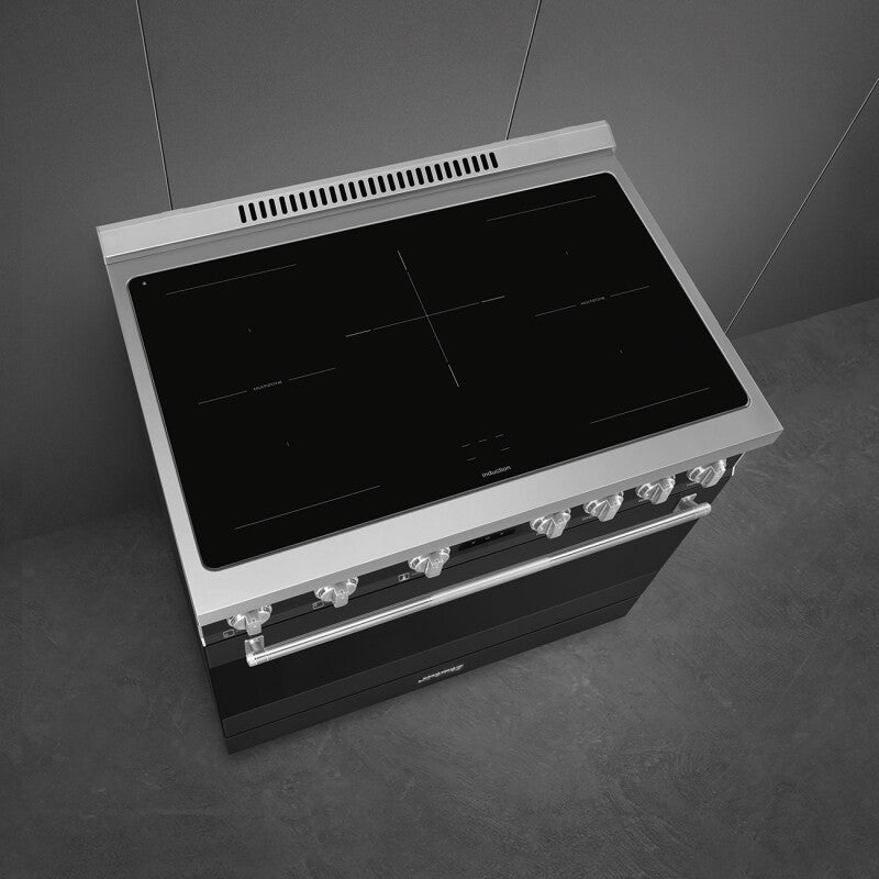 SMEG  Range - Matt Black (SPR36UIMAN)