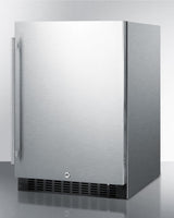 SUMMIT  24" Wide Outdoor All-Refrigerator - Stainless Steel (SPR627OSCSS)
