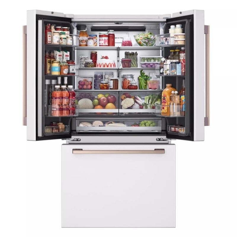LG Studio LG STUDIO 27 cu. ft. Smart Counter-Depth MAX™ French Door Refrigerator - Essence White (SRFB27W3)