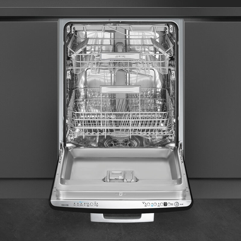 Smeg  Dishwashers Retro-style - Black (STU2FABBL2)