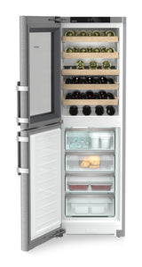 LIEBHERR  Combination with NoFrost freezer compartment and wine tempering compartment, Left Hinged - Stainless (SW5291)