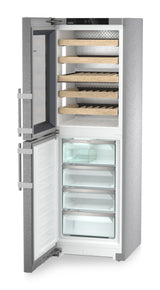 LIEBHERR  Combination with NoFrost freezer compartment and wine tempering compartment, Left Hinged - Stainless (SW5291)