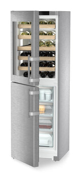 LIEBHERR Combination with NoFrost freezer compartment and wine tempering compartment - Stainless Steel (SW5291)
