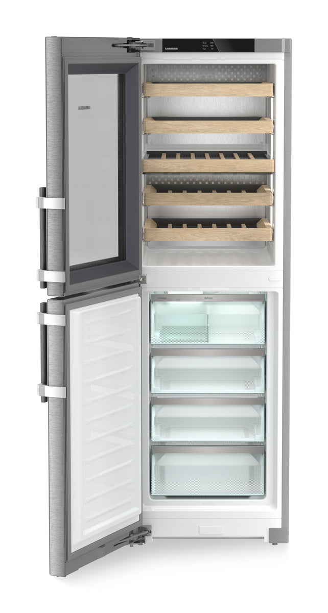 LIEBHERR Combination with NoFrost freezer compartment and wine tempering compartment - Stainless Steel (SW5291)