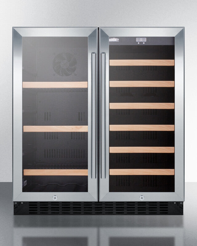 Summit 30" Wide Built-In Wine/Beverage Center - Black (SWBV3071)