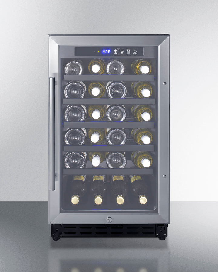 SUMMIT  18" Wide Built-In Wine Cellar, ADA Compliant - Black (SWC1840BADA)