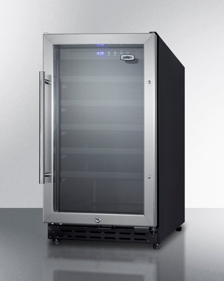 SUMMIT  18" Wide Built-In Wine Cellar, ADA Compliant - Black (SWC1840BADA)