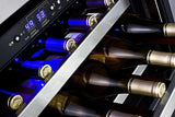 SUMMIT  24" Wide Built-In Wine Cellar, ADA Compliant - Black (SWC530BLBISTADA)