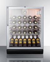 Summit 24" Wide Built-In Wine Cellar, ADA Compliant - Glass (SWC6GBLCSSADA)