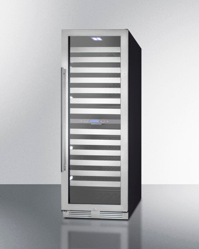SUMMIT  24" Wide Dual-Zone Wine Cellar - Black (SWCP2163)