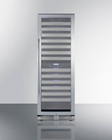 SUMMIT  24" Wide Dual-Zone Wine Cellar - Black (SWCP2163)