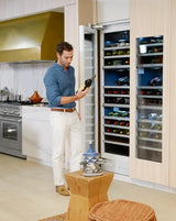 Thermador Built-in Wine Cooler with Glass Door 18" Built-in Wine Cooler with Glass Door 18'' - Panel Ready (T18IW905SP)