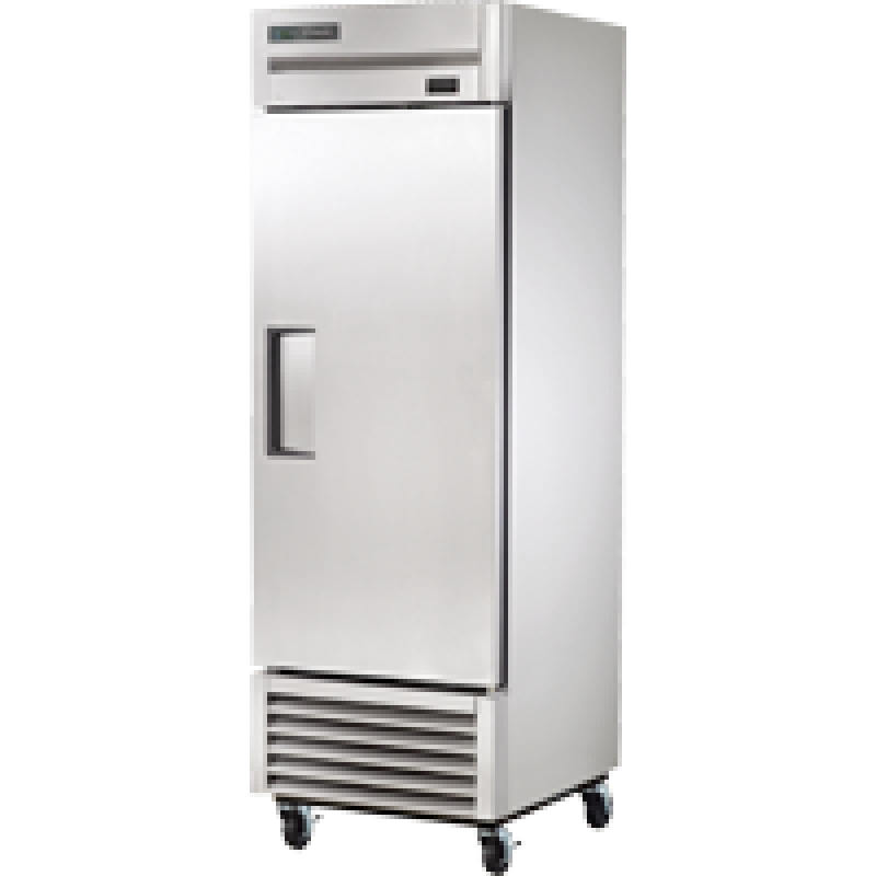 True Commercial  Reach-In Solid Swing Door Refrigerator with Hydrocarbon Refrigerant - Stainless Steel (T23HC)