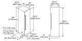 Thermador Built-in Refrigerator Column 24" Built-in Refrigerator Column 24'' - Panel Ready (T24IR905SP)