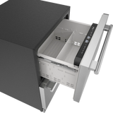 THERMADOR  Freedom® Under Counter Combo Drawer Refrigerator/freezer 24'' - Stainless Steel (T24UC915DS)