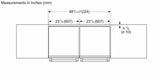 THERMADOR  Freedom® Under Counter Combo Drawer Refrigerator/freezer 24'' - Stainless Steel (T24UC915DS)