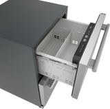 Thermador  Freedom® Under Counter Double Drawer Refrigerator 24'' Masterpiece® - Stainless Steel (T24UR915DS)