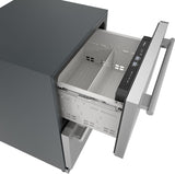 THERMADOR  Freedom® Under Counter Double Drawer Refrigerator 24'' Masterpiece® - Stainless Steel (T24UR915DS)