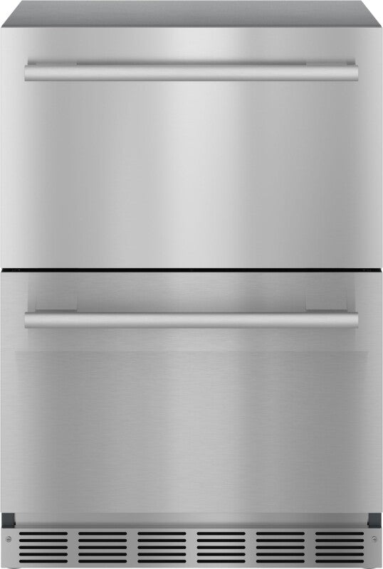 THERMADOR  Freedom® Under Counter Double Drawer Refrigerator 24'' Masterpiece® - Stainless Steel (T24UR915DS)