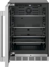 Thermador  Freedom® Under Counter Refrigerator With Glass Door 24'' Professional , Left Hinge - Stainless Steel (T24UR925LS)