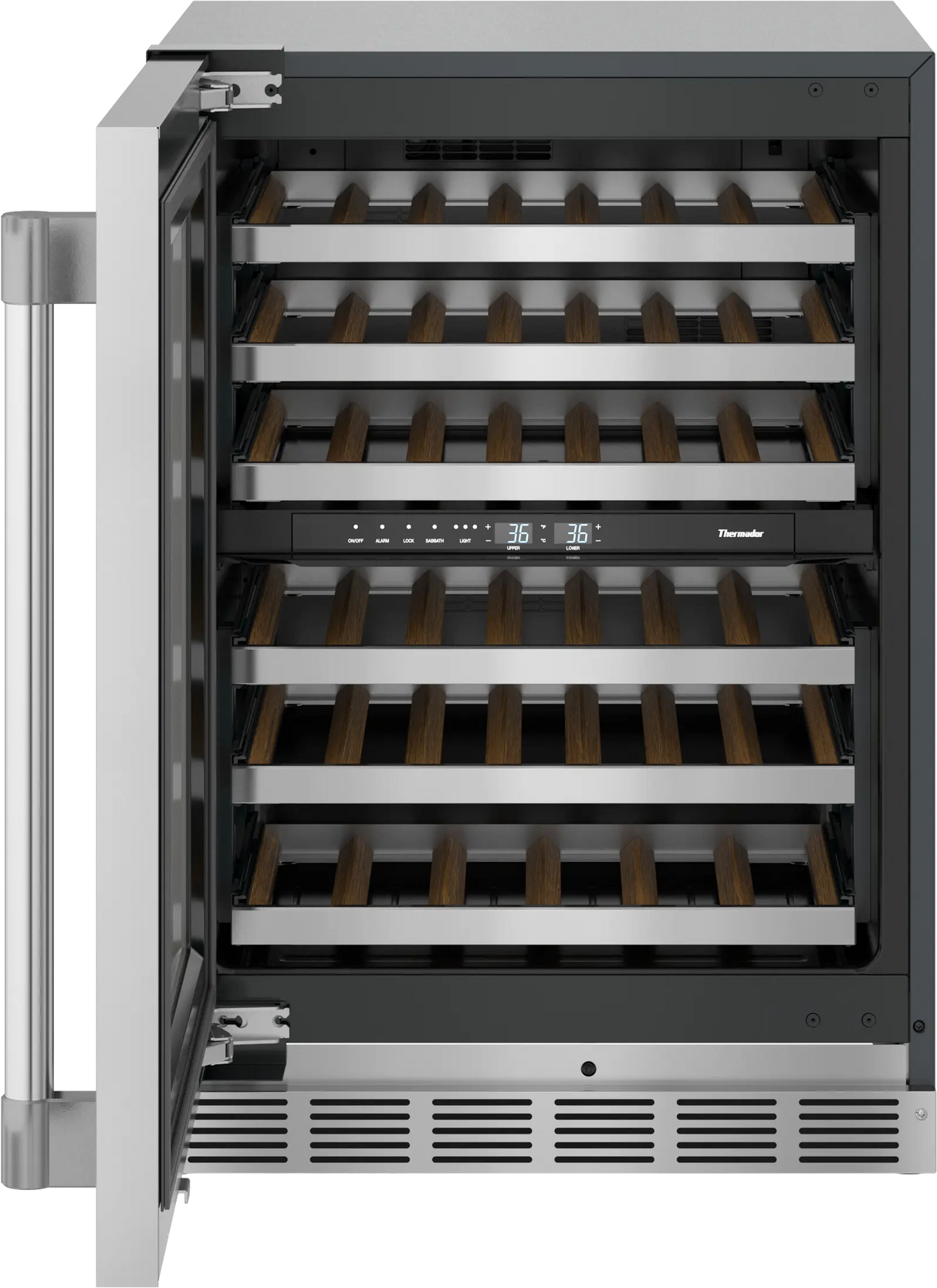 Thermador  Freedom® Under Counter Wine Cooler With Glass Door 24'' Professional , Left Hinge - Other (T24UW925LS)
