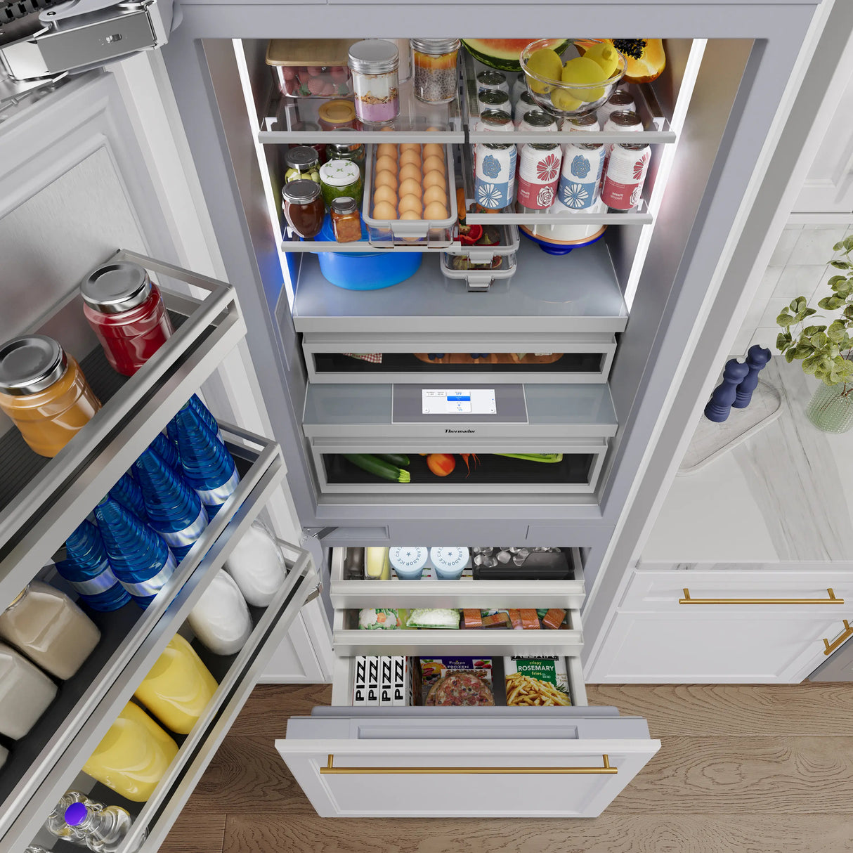 THERMADOR  Freedom® Built-in Bottom Freezer 30'' Panel Ready - Panel Ready (T30IB100SP)