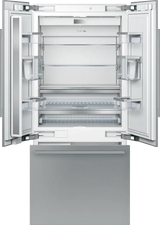 THERMADOR  36-Inch Built-in Stainless Steel Masterpiece®French Door Bottom Freezer - Stainless Steel (T36BT910NS)