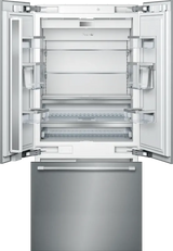 Thermador 36-Inch Built-in Stainless Steel Professional French Door Bottom Freezer - Stainless Steel (T36BT920NS)