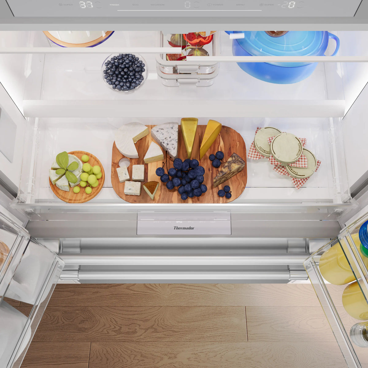 THERMADOR  Freedom® Freestanding French Door Bottom Mount Refrigerator 36'' - Stainless Steel (T36FL821NS)