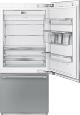 Thermador Freedom® Built-in Two Door Bottom Freezer 36'' flat hinge - Panel Ready (T36IB900SP)