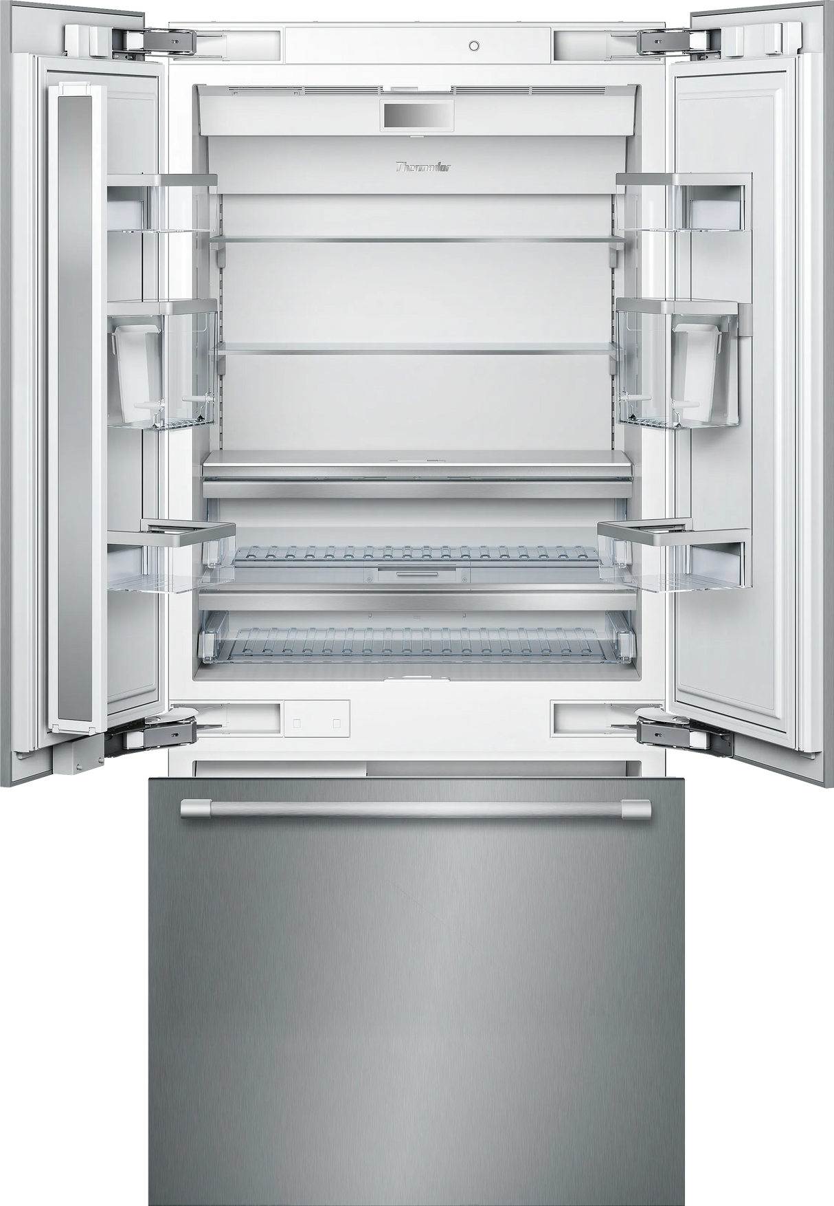 Thermador  36-Inch Built-in Panel Ready French Door Bottom Freezer - Panel Ready (T36IT900NP)